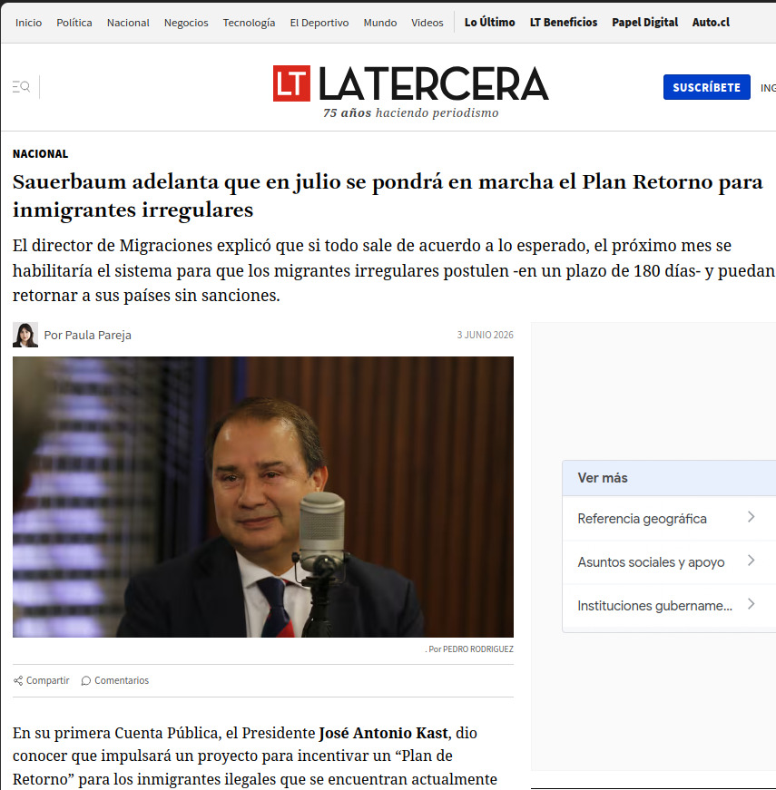 Plan Retorno: Gobierno anuncia que comenzará en julio para migrantes en situación irregular